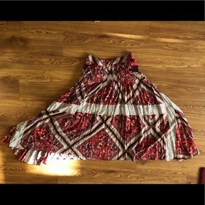 Free People patterned skirt with pockets